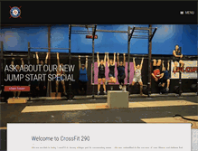 Tablet Screenshot of crossfit290.com